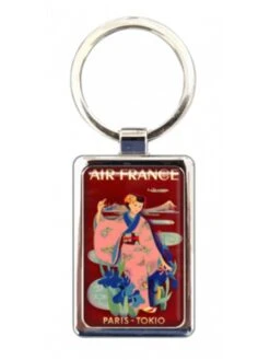 Porte-clés Métal Air France Paris - Tokyo
