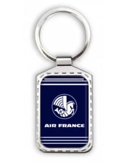Porte-clés Métal Hippocampe Air France (Fond Bleu)