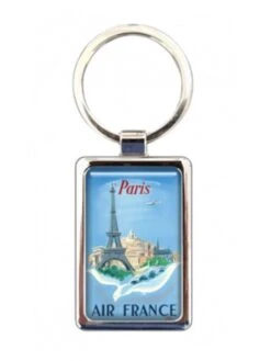 Porte-clés Métal Air France Paris Tour Eiffel