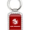 Porte-clés Métal Hippocampe Air France (Fond Rouge) -BOUTIQUE AERO porte cle metal hippocampe air france fond rouge