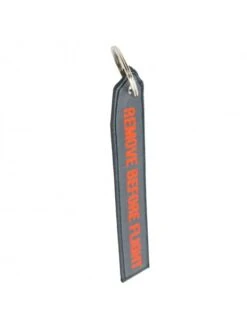 Porte-clés ATR / Remove Before Flight (gris) -BOUTIQUE AERO porte cles atr remove before flight gris 2