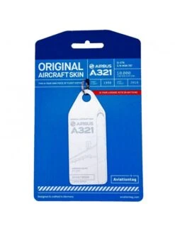 Porte-clés Aviationtag A321 Russian Metrojet EI-ETK