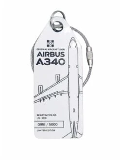 Porte-clés Aviationtag A340 Scandinavian Airlines LN-RKG -BOUTIQUE AERO porte cles aviationtag a340 sas ln rkg 1