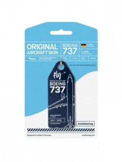 Porte-clés Aviationtag B737 TUI Fly D-ABKA