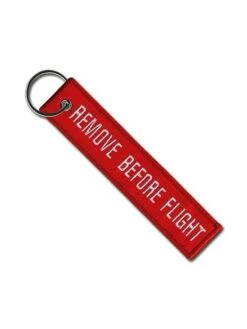 Porte-clés Cessna / Remove Before Flight -BOUTIQUE AERO porte cles cessna remove before flight 1