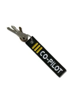 Porte-clés Co-pilot / 3 Galons - Aviation Passion