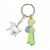 Porte-clés En Métal Le Petit Prince - Rose Et Mouton