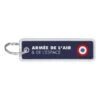 Porte-clés Flamme Armée De L’Air Et De L’Espace Bleu Marine -BOUTIQUE AERO porte cles flamme armee de lair et de lespace bleu marine