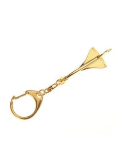 Porte-clés 3D Finition Plaqué Or Concorde