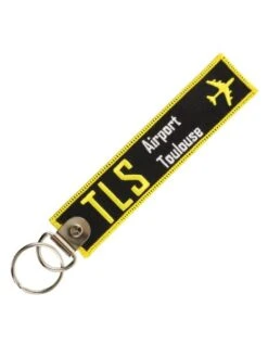 Porte-clés Remove Before Flight® IATA TLS Airport Toulouse