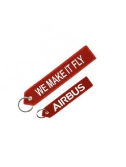 Porte-clés Rouge "We Make It Fly" / Airbus -BOUTIQUE AERO porte cles rouge we make it fly airbus 2
