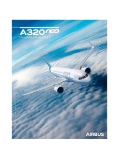 Poster Airbus « A320neo Vue Du Ciel » - 50 X 40 Cm