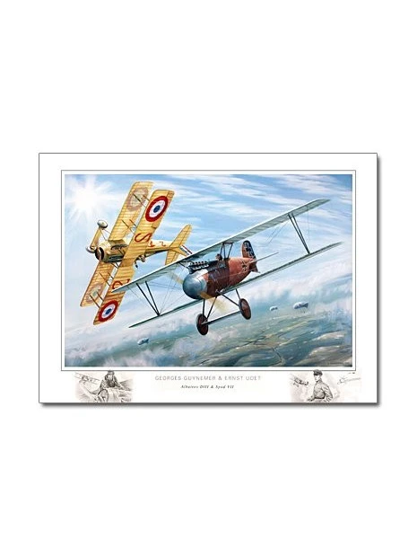 Poster Albatros DIII Et Spad VII 6 Poster Albatros DIII Et Spad VII – Image 4