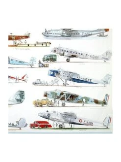 Poster Avions Commerciaux Français -BOUTIQUE AERO poster avions commerciaux francais 2