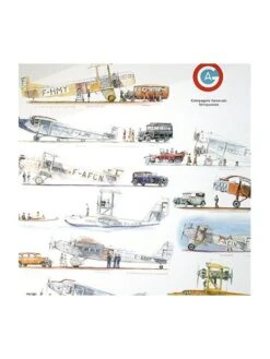 Poster Avions Commerciaux Français -BOUTIQUE AERO poster avions commerciaux francais 6