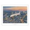 Poster Benjamin FREUDENTHAL - « Lockheed Constellation Au-dessus De Paris » - 80 X 60 Cm -BOUTIQUE AERO poster benjamin freudenthal lockheed constellation au dessus de p
