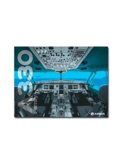 Poster Airbus « Cockpit A330 » - 80 X 60 Cm