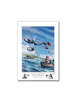 Poster Benjamin FREUDENTHAL - « Coupe Schneider 1929 » - 70 X 50 Cm -BOUTIQUE AERO poster coupe schneider 1929 3