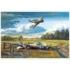 Poster Benjamin FREUDENTHAL - « Curtiss Hawk H75, Edmond MARIN LA MESLEE » - 50 X 40 Cm -BOUTIQUE AERO poster curtiss hawk h75 edmond marin la meslee