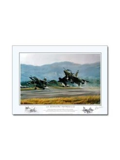 Poster Benjamin FREUDENTHAL - « La Dernière Patrouille » - 70 X 50 Cm -BOUTIQUE AERO poster la derniere patrouille 3