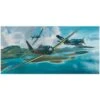 Poster Mitsubishi A6M3 Et Corsair F4U-1D -BOUTIQUE AERO poster mitsubishi a6m3 et corsair f4u 1d