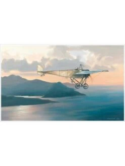 Poster Benjamin FREUDENTHAL - « La Traversée De La Méditerranée, Roland Garros » - 70 X 50 Cm