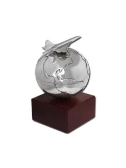 Presse-papier Globe Concorde En étain Massif Serge LEIBOVITZ -BOUTIQUE AERO presse papier globe concorde en etain massif serge leibovitz 2