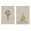 Set De 2 Torchons Le Petit Prince - Montgolfière -BOUTIQUE AERO set de 2 torchons le petit prince montgolfiere