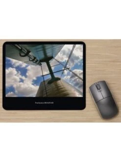 Tapis De Souris Ciel Et Nuages Avec Ailes